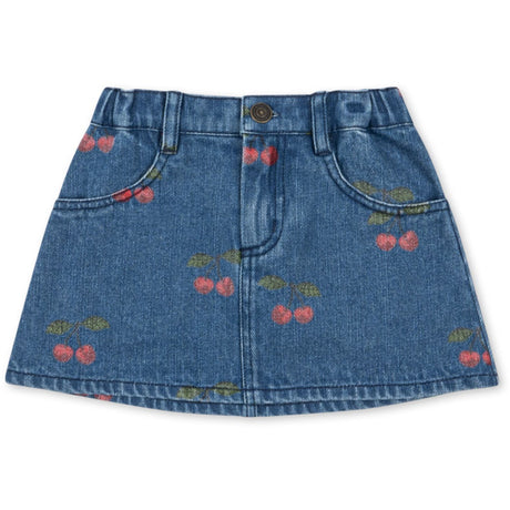 Konges Sløjd Ma Grande Cerise Denim Magot Printed Nederdel Gots