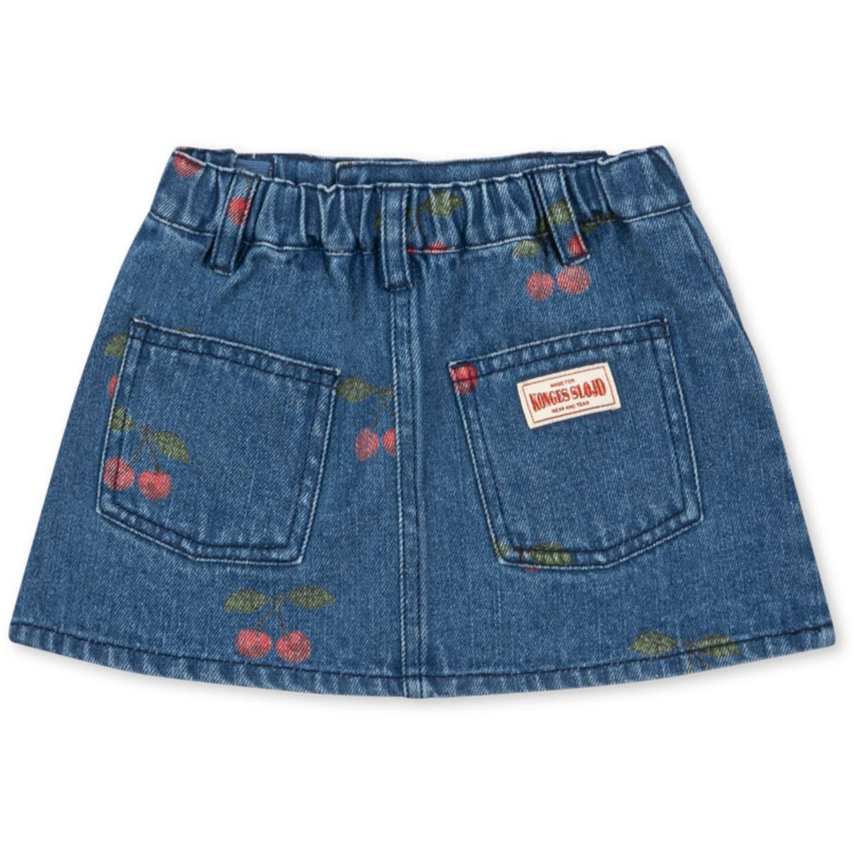Konges Sløjd Ma Grande Cerise Denim Magot Printed Nederdel Gots
