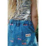 Konges Sløjd Ma Grande Cerise Denim Magot Printed Nederdel Gots