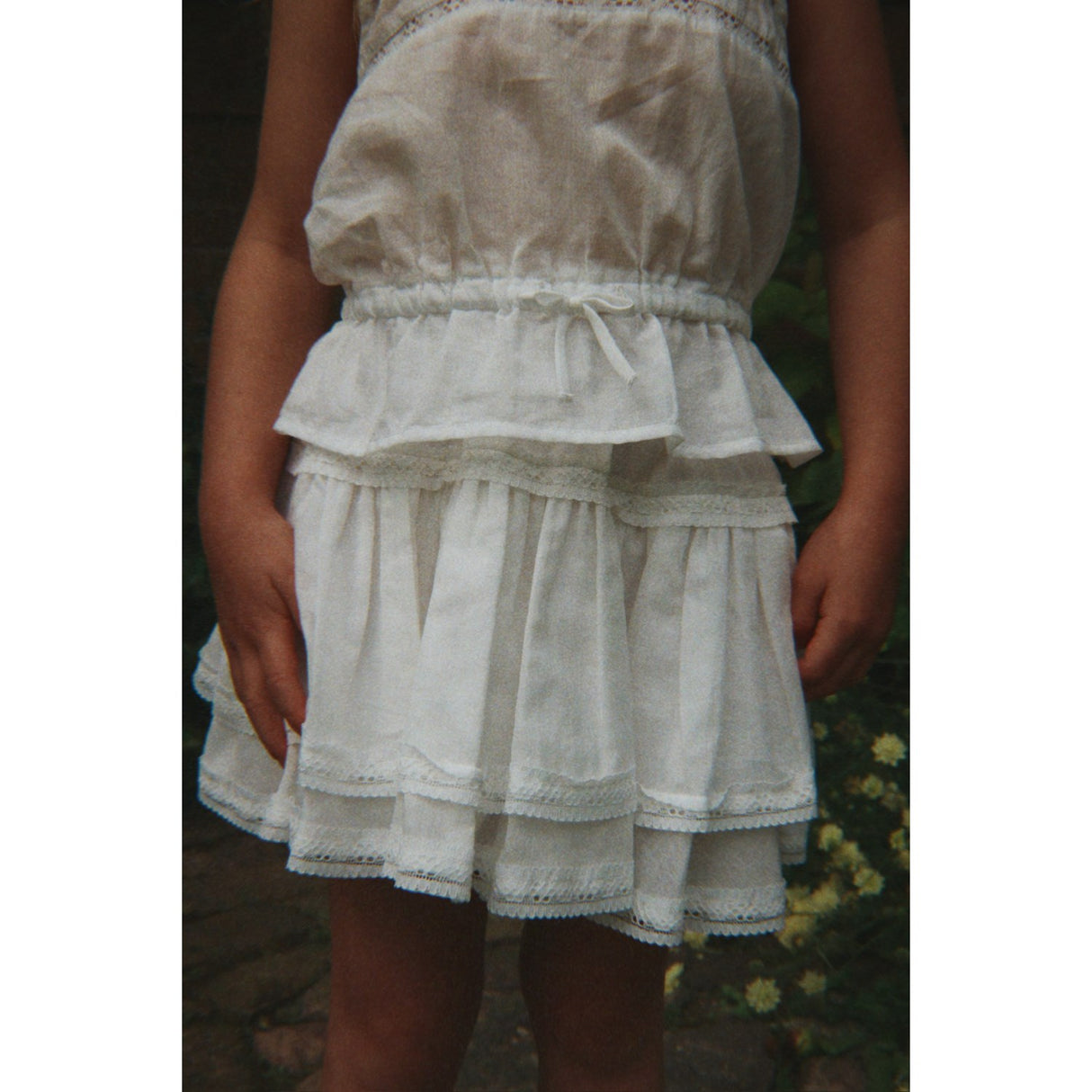Konges Sløjd Optic White Mora Nederdel Gots