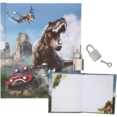 Dino World Dagbog Med Lås