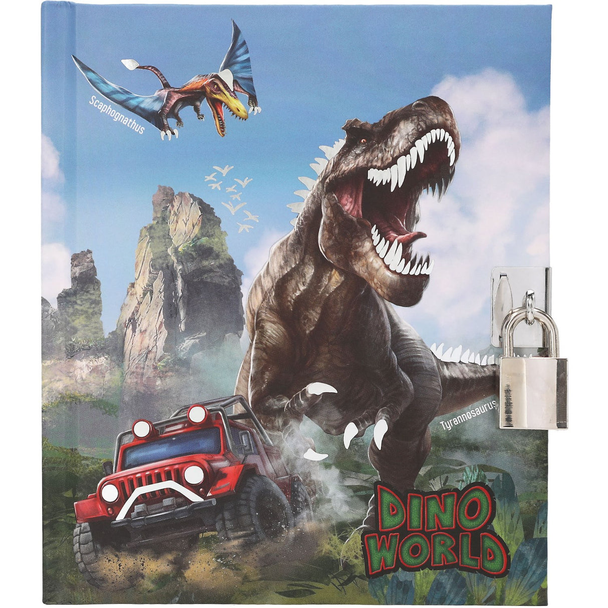 Dino World Dagbog Med Lås