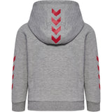 Hummel Grey Melange Jr Reg Dbu Hættetrøje