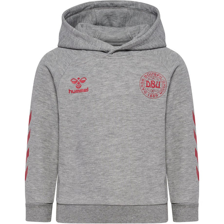 Hummel Grey Melange Jr Reg Dbu Hættetrøje