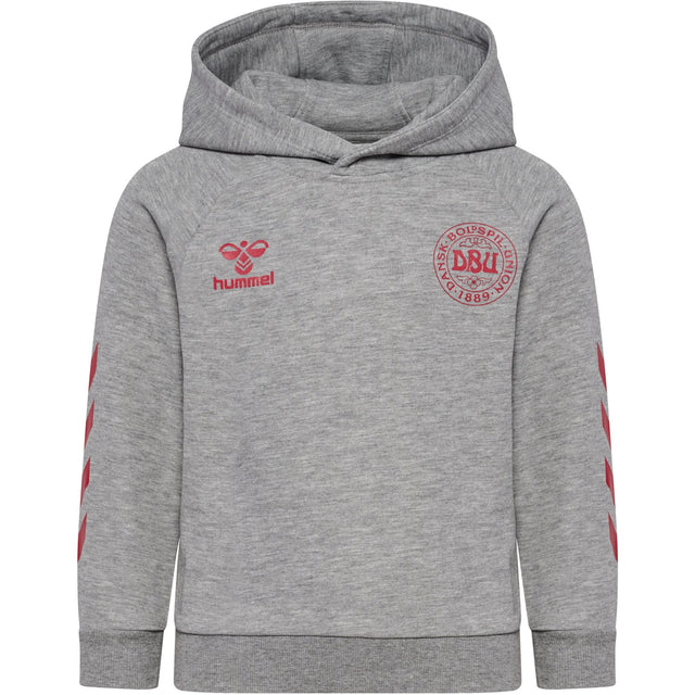 Hummel Grey Melange Jr Reg Dbu Hættetrøje