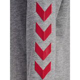Hummel Grey Melange Jr Reg Dbu Hættetrøje
