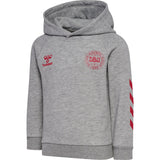 Hummel Grey Melange Jr Reg Dbu Hættetrøje