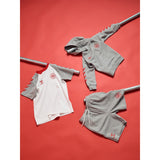Hummel Grey Melange Jr Reg Dbu Hættetrøje