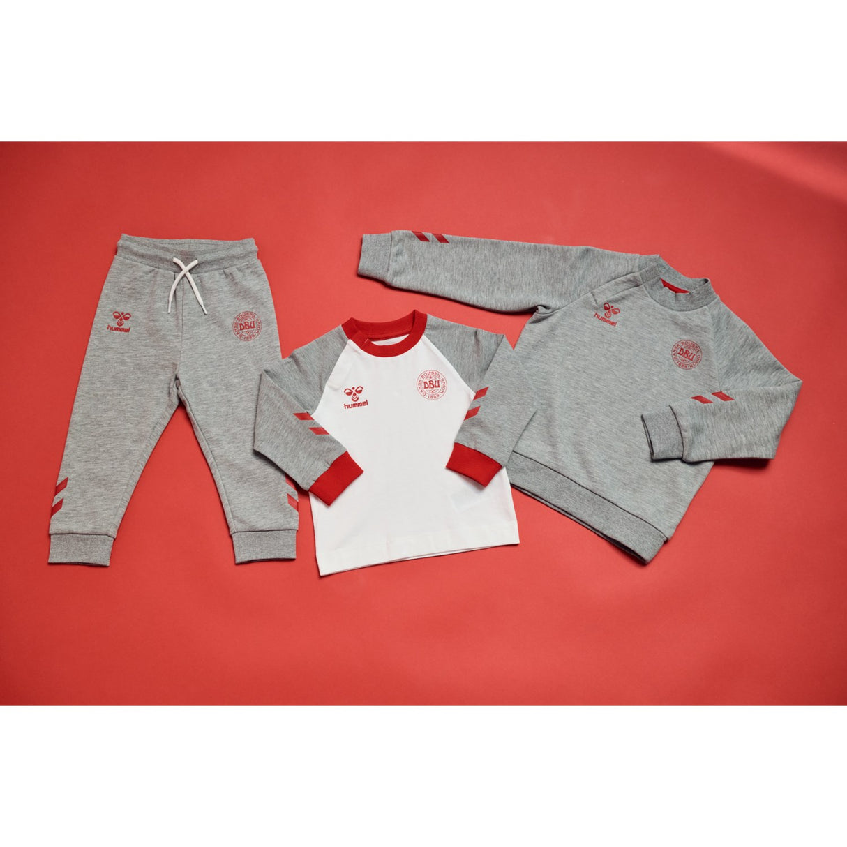 Hummel Grey Melange Mini Reg Dbu Bukser