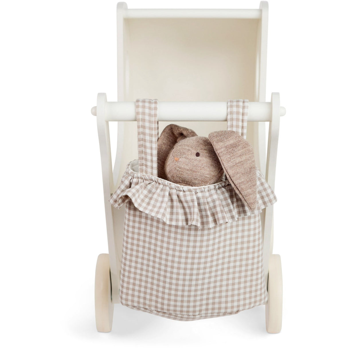 Smallstuff Delicate Nature Gingham Taske Til Dukkevogn