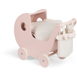Smallstuff Delicate Rose Gingham Taske Til Dukkevogn