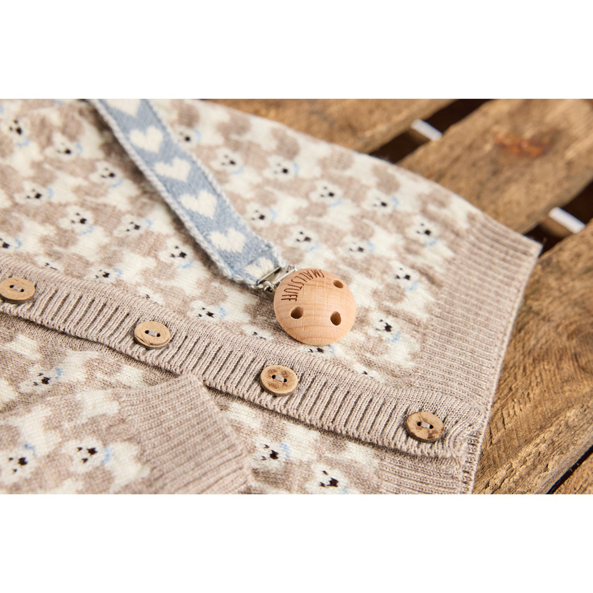 Smallstuff Light Blue Hearts Suttesnor