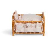 Smallstuff Delicate Rose Gingham Opbevaring Med Accessories Til Dukkeseng