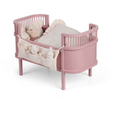 Smallstuff Delicate Rose Gingham Opbevaring Med Accessories Til Dukkeseng