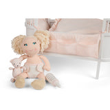Smallstuff Delicate Rose Gingham Opbevaring Med Accessories Til Dukkeseng