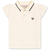 Konges Sløjd Antique White Florita Polo Skjorte Ocs