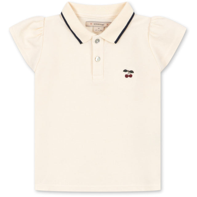 Konges Sløjd Antique White Florita Polo Skjorte Ocs