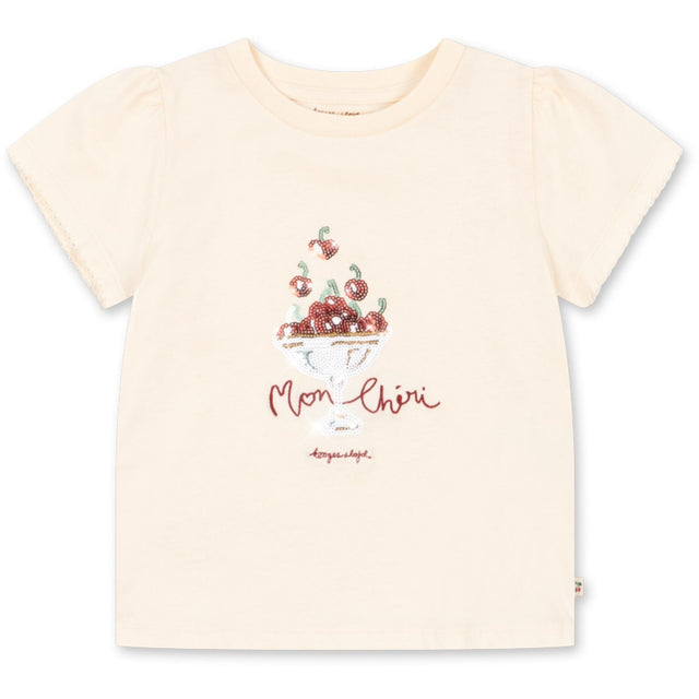 Konges Sløjd Ecru Famo Puff Tee Gots