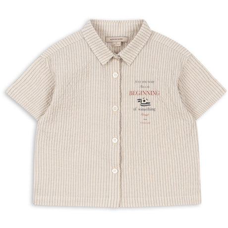 Konges Sløjd Tradewinds Stripe Elliot Ss Skjorte Gots