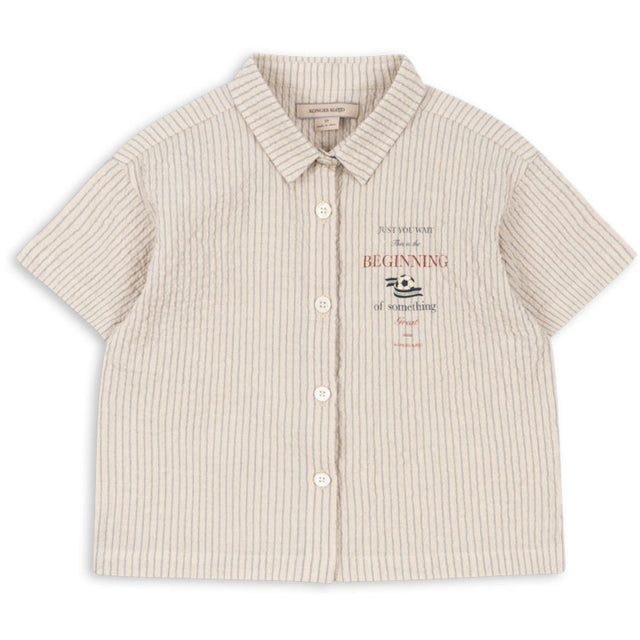 Konges Sløjd Tradewinds Stripe Elliot Ss Skjorte Gots