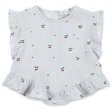 Konges Sløjd Cherry Blue Coeur Coco Top Gots