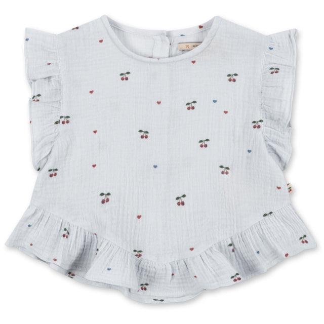 Konges Sløjd Cherry Blue Coeur Coco Top Gots