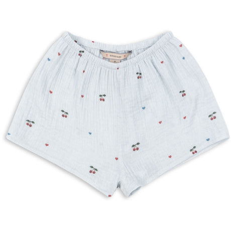 Konges Sløjd Cherry Blue Coeur Coco Mini Shorts Gots