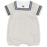 Konges Sløjd Bleu Stripe Allie Sailor Romper Gots