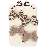 Konges Sløjd Leo/Rose 4 Pak Sløjfe Hair Clip