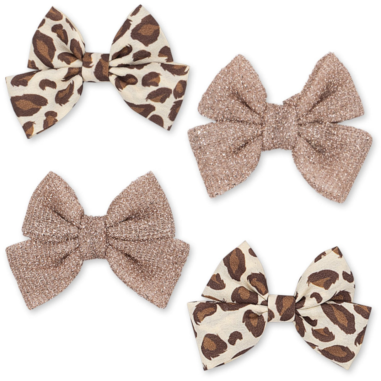 Konges Sløjd Leo/Rose 4 Pak Sløjfe Hair Clip