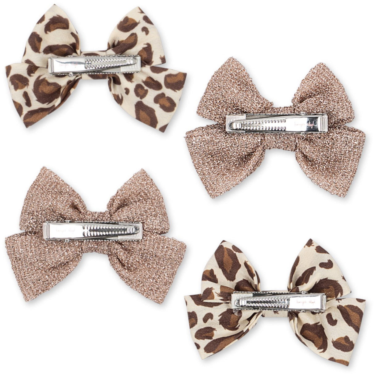 Konges Sløjd Leo/Rose 4 Pak Sløjfe Hair Clip