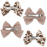 Konges Sløjd Leo/Rose 4 Pak Sløjfe Hair Clip