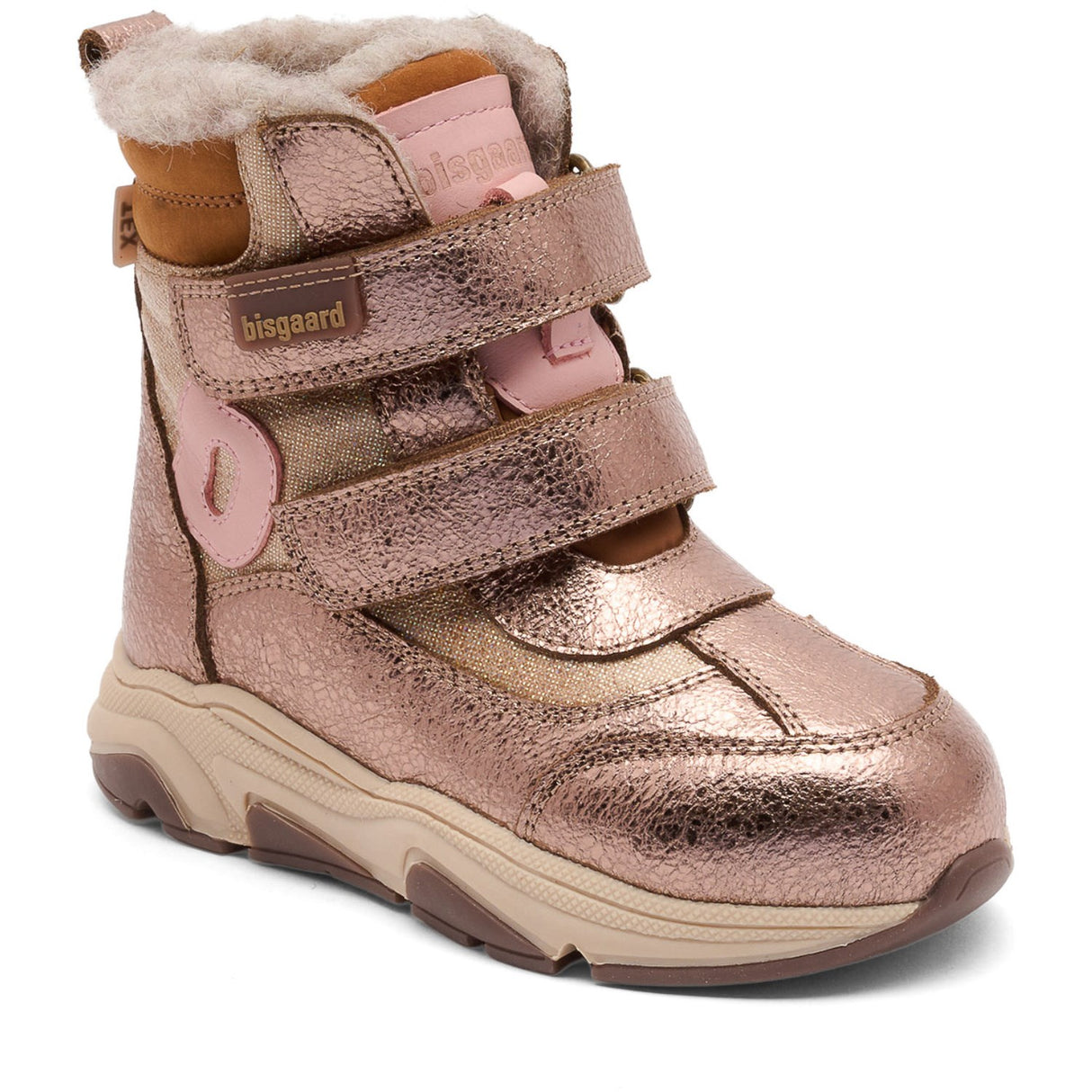 Bisgaard Vinterstøvle Rose Gold Marius Tex