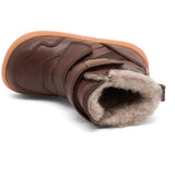 Bisgaard Vinterstøvle Dark Brown Barefoot Thorsten Tex