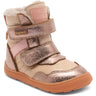 Bisgaard Vinterstøvle Rose Gold Barefoot Timo Tex