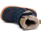 Bisgaard Vinterstøvle Navy Barefoot Timo Tex