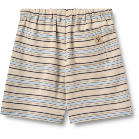 Wheat Multi Blue Stripe Shorts Kalle