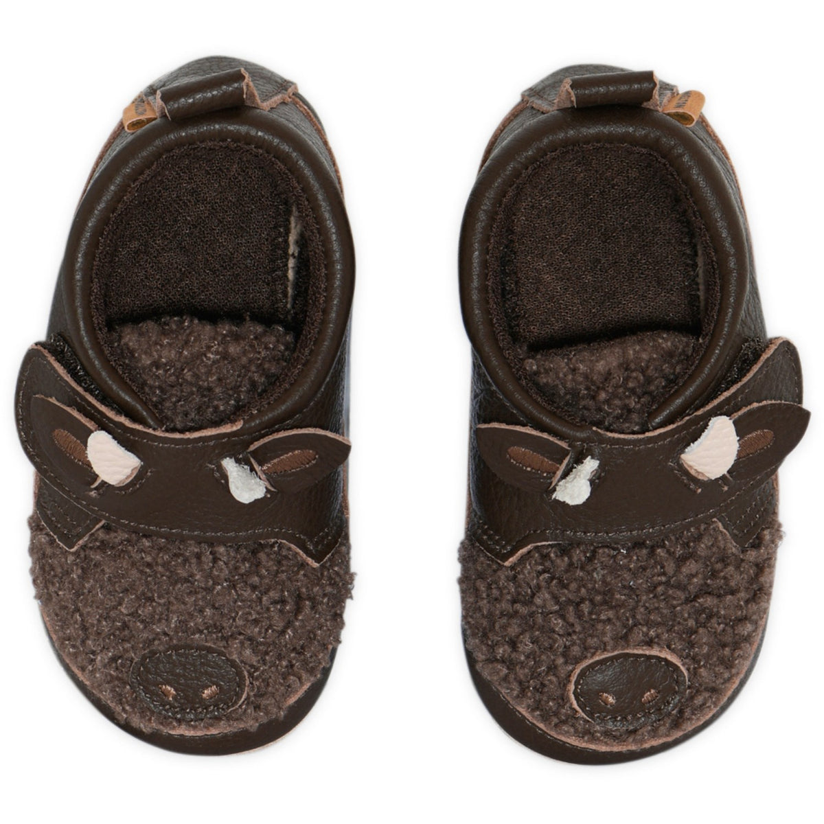 MELTON Dark Brown Buffalo Læder Futter