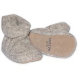 MELTON Beige Melange Wolly Tekstil Futter