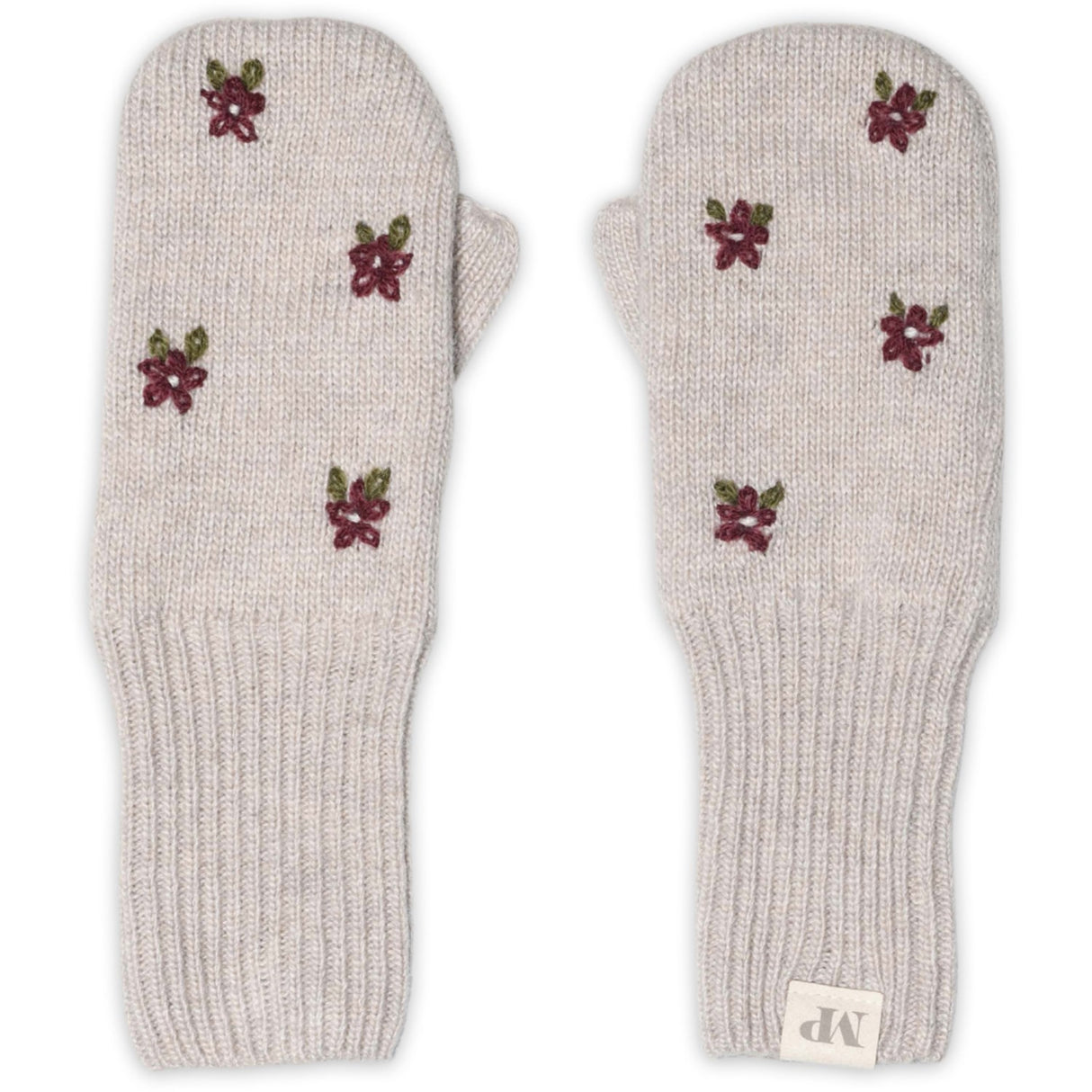 Mp Danmark Beige Melange Helsinki Floral Vanter