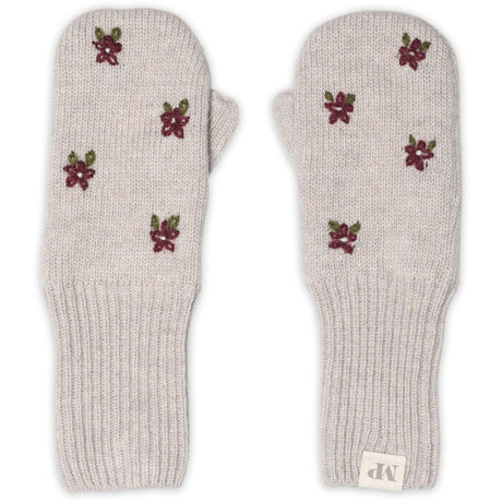 Mp Danmark Beige Melange Helsinki Floral Vanter