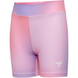 Hummel Shell Pink Jr Gradient Gym Kort Strømpebukser
