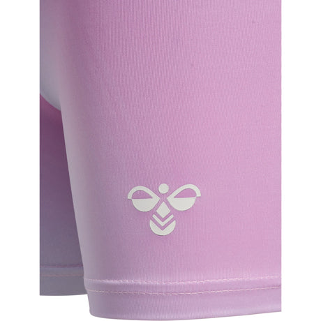 Hummel Pastel Lavender Jr Gradient Gym Kort Strømpebukser