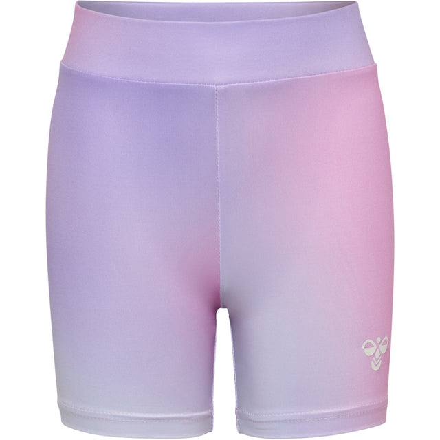 Hummel Pastel Lavender Jr Gradient Gym Kort Strømpebukser