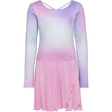 Hummel Pastel Lavender Jr Gradient Skirty Gymnastikdragt L/S