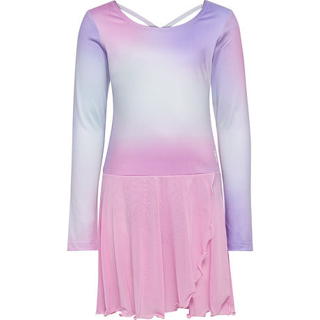 Hummel Pastel Lavender Jr Gradient Skirty Gymnastikdragt L/S
