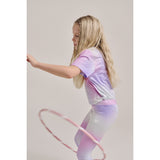 Hummel Pastel Lavender Jr Gradient Gym T-Shirt S/S