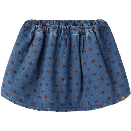 Lil'Atelier Dark Blue Denim Nmfliva Dnm Nederdel 2001-Se Lil