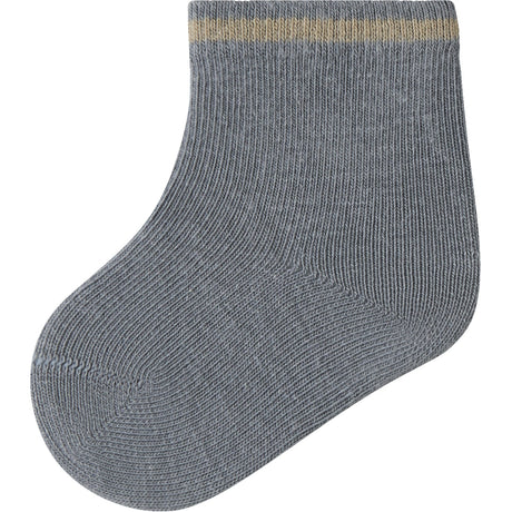 Lil'Atelier Sleet Twill Nbmelove Fir Stripe Strømper Lil