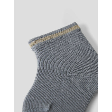 Lil'Atelier Sleet Twill Nbmelove Fir Stripe Strømper Lil